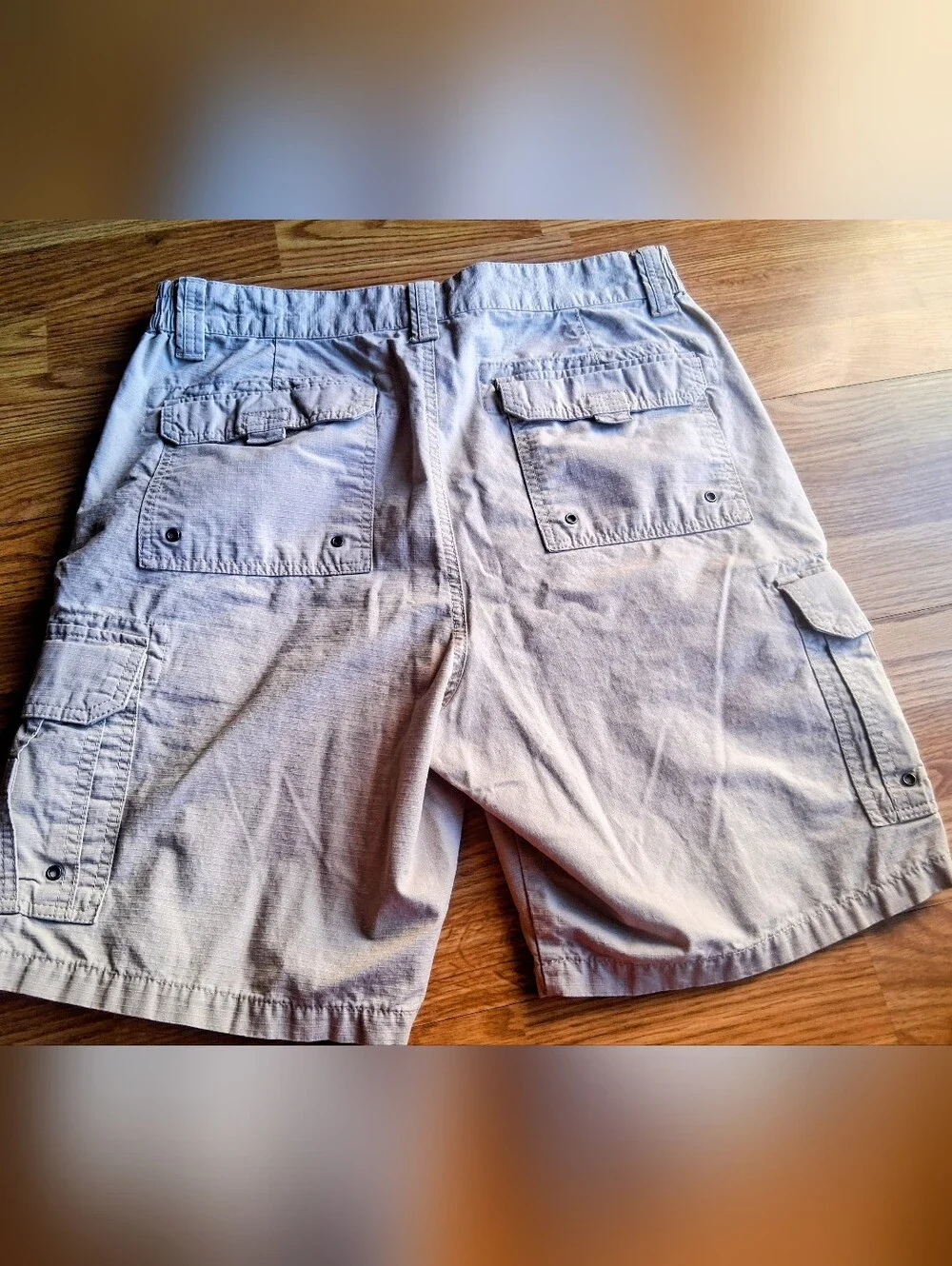 Red Head Mens Khaki Cargo Shorts, Gently Used Sz 36